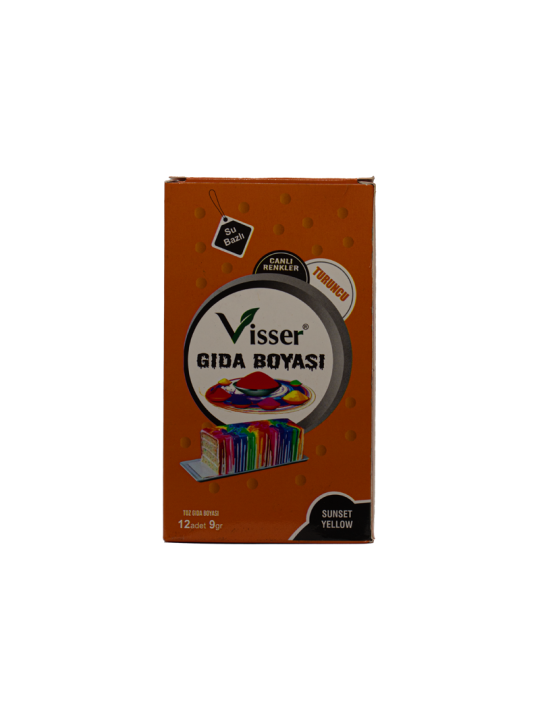 Visser Turuncu Toz Gıda Boyası